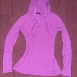 Waffle Knit Calvin Klein Long Sleeve Hoodie